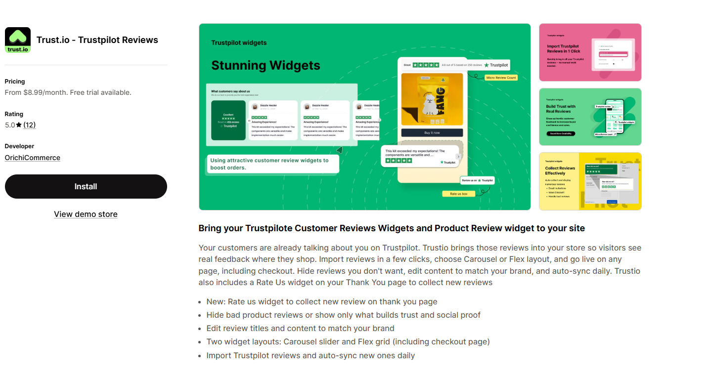 Trust.io: A better fit if you already have Trustpilot reviews